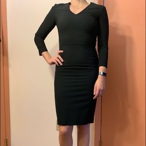 Theory sheath black dress